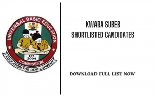 Kwara SUBEB Shortlisted Candidates 2024/2025 Complete List Download