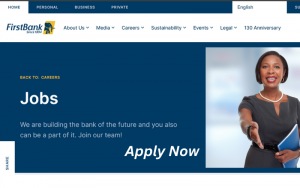 First Bank Recruitment 2024/2025 Application Form | Open Jobs (5 Positions)
