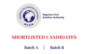 Nigerian Civil Aviation Authority Shortlisted Candidates 2024/2025 PDF List